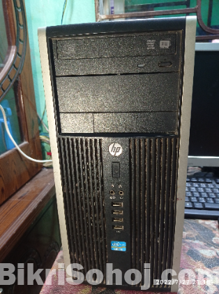 i5 3rd gen, 4GB RAM 500 GB HDD, HP square monitor